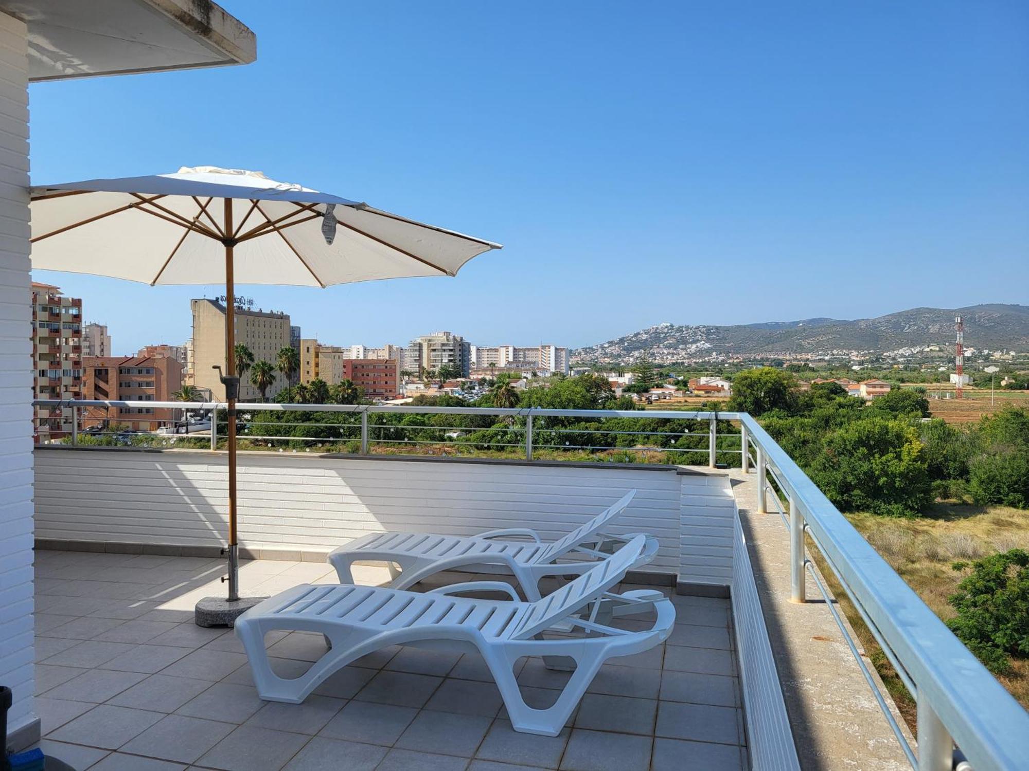 Atico Aqua Peniscola, 1ª Linea De Playa, Parking Y Piscina Apartment Ngoại thất bức ảnh